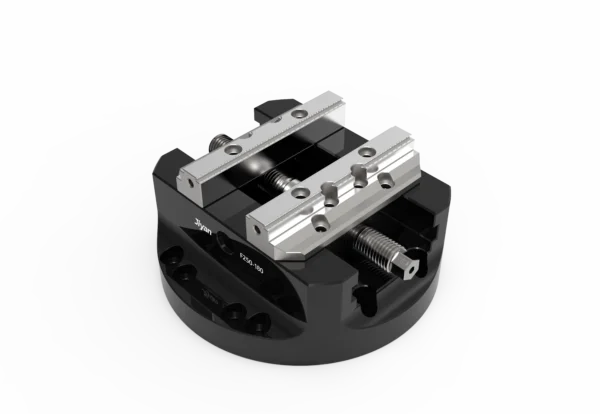 F250-180 Flange-Type Self-Centering Vise by JIYAN