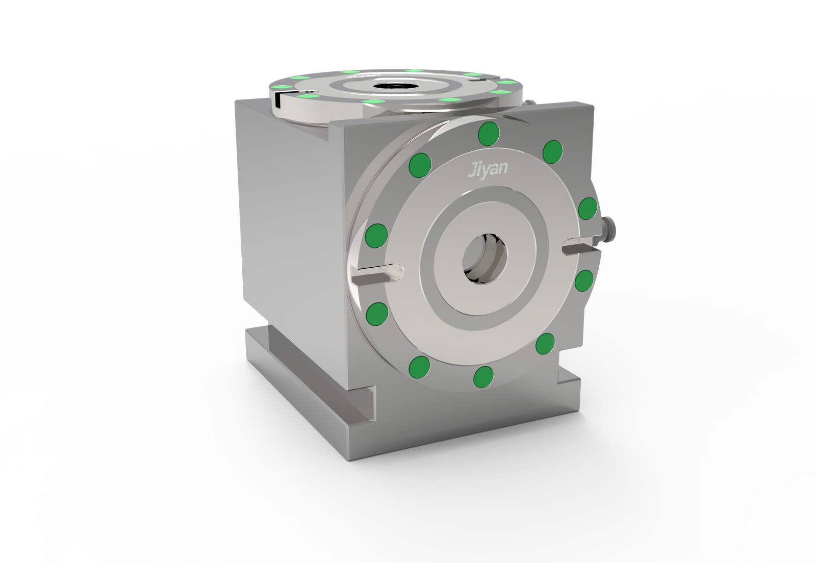 h138‑2l pneumatic dual hole zero point clamp