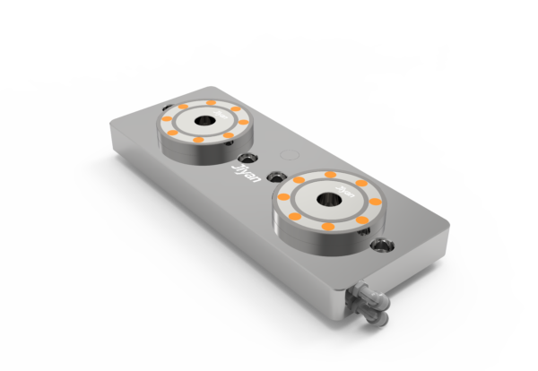 H18-2C Dovetail Zero-Point Clamp (2-Station) by JIYAN