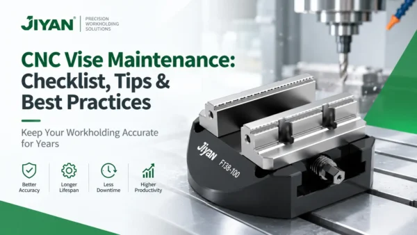 JIYAN CNC vise maintenance for accurate and reliable workholding