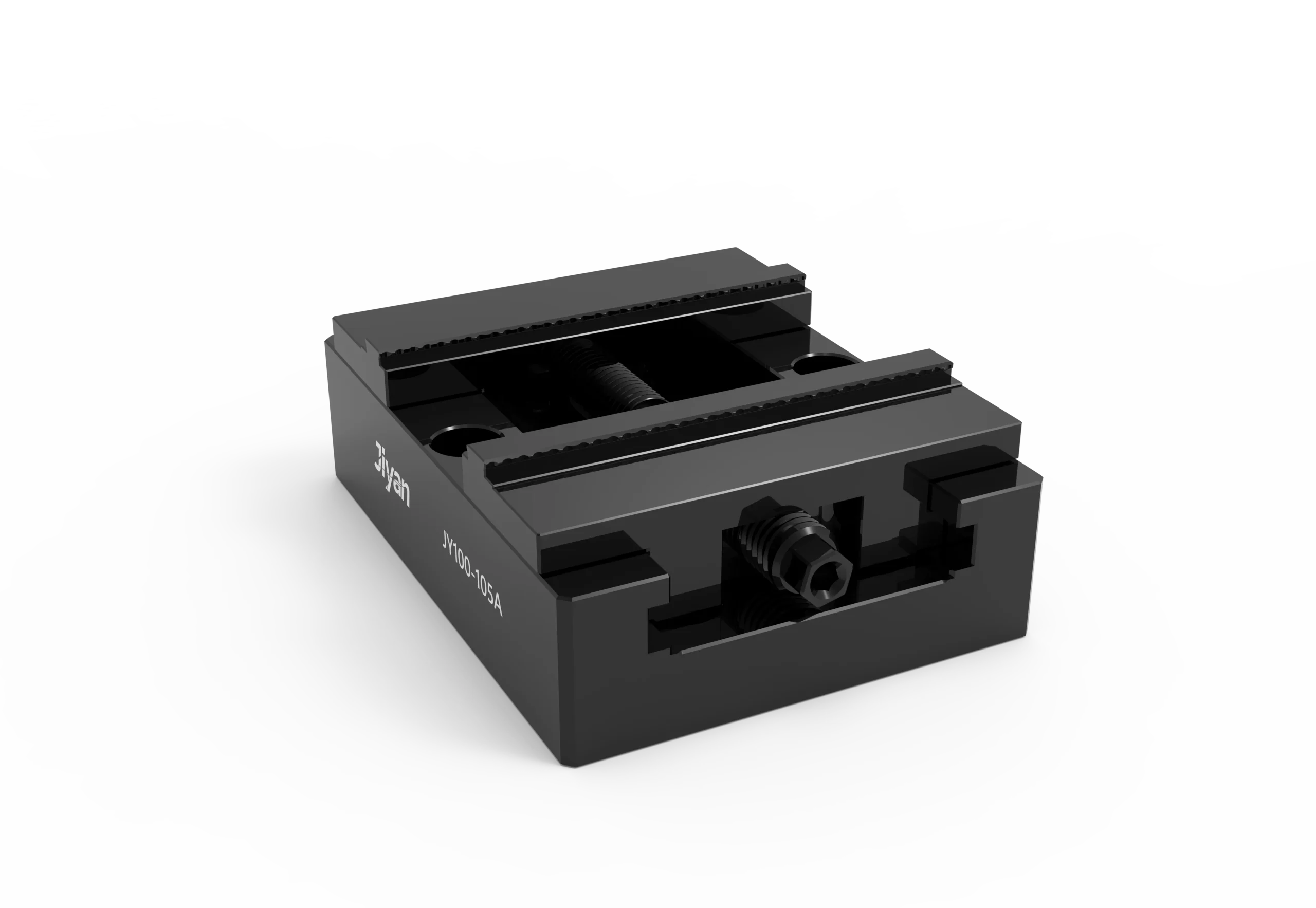 JY100-105A Self-Centering CNC Vise – Low Jaw