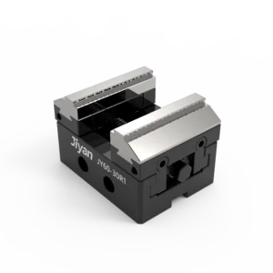 JIYAN JY60-30R1 self-centering CNC vise with soft and aluminum jaw combo