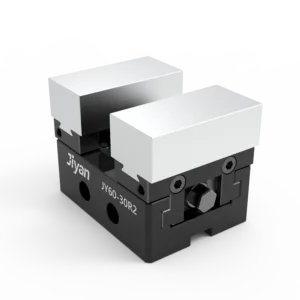 JIYAN JY60-30R2 self-centering CNC vise with soft and aluminum jaw combo