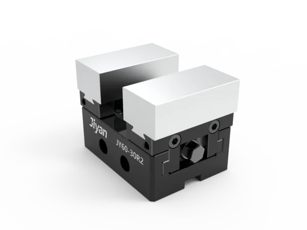JY60-30R2 Self-Centering CNC Vise – Soft + Aluminum Jaw Combo